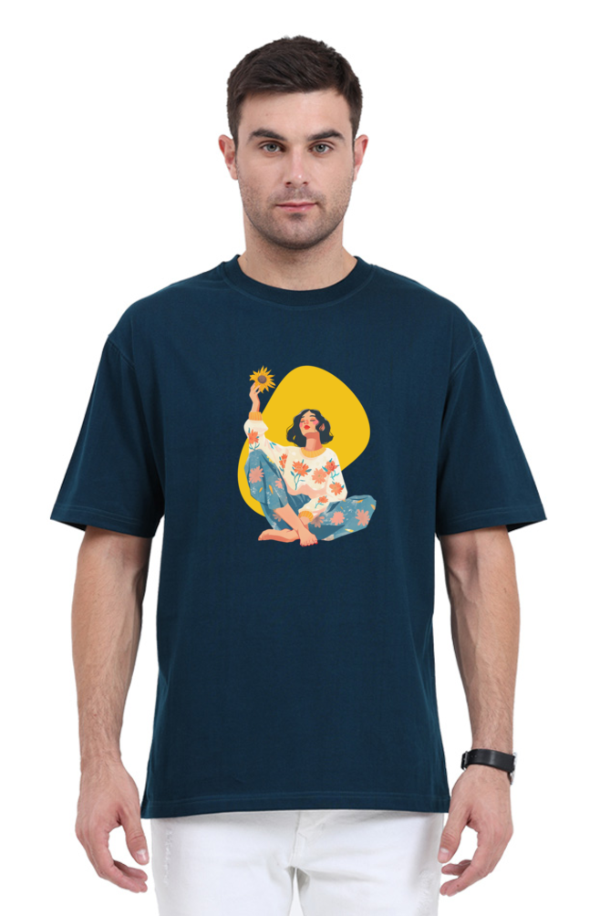 Sunflower Girl Oversized Tshirt
