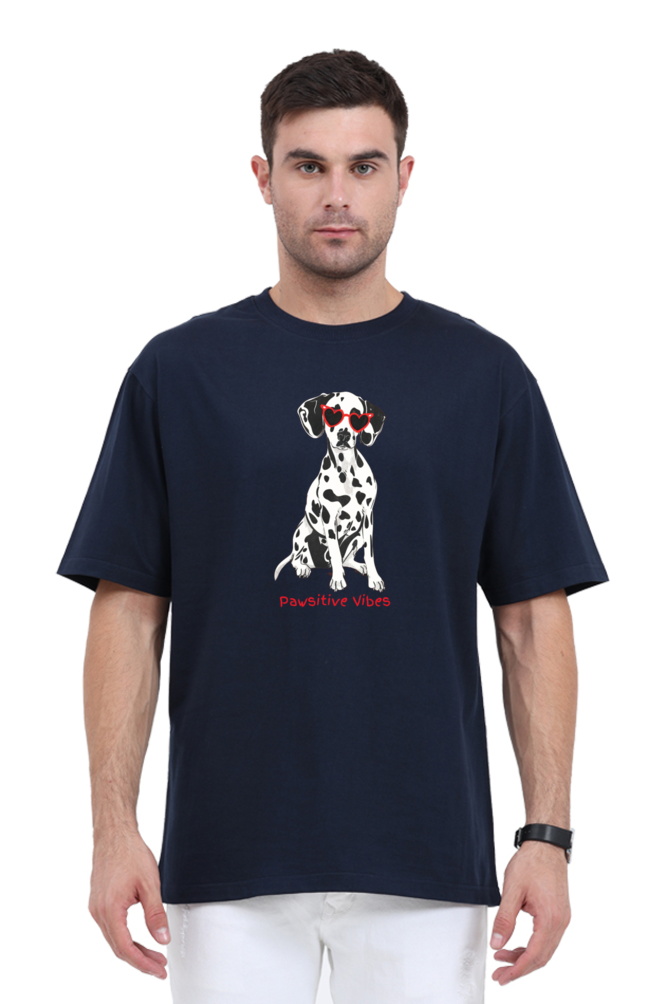 Pawsitive vibes Oversized Tshirt
