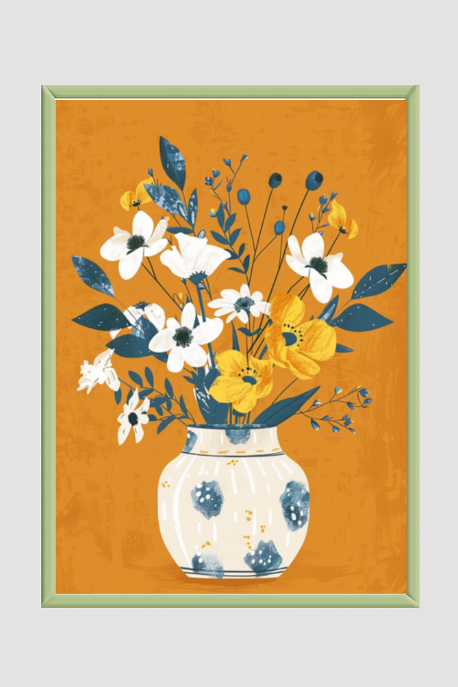 🌸The Flower Vase 🌸 Boho Art