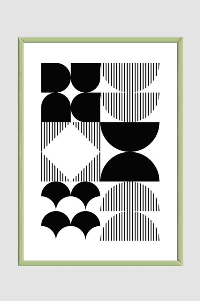 Black & White Boho Wall Art