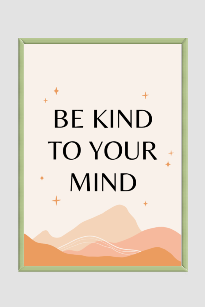 Be Kind Boho Wall Art