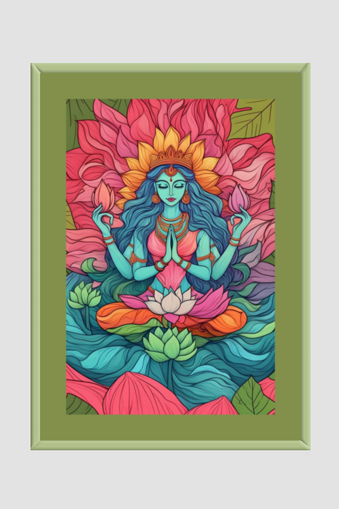 🌸My Wealth Goddess Lakshmi 🌸 Wall Art