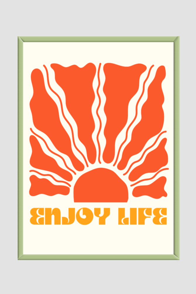 Enjoy Life Boho Wall Art