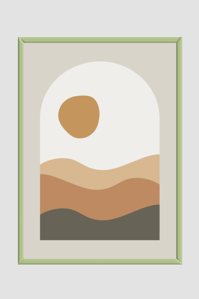 Desert Abstract Boho Wall Art