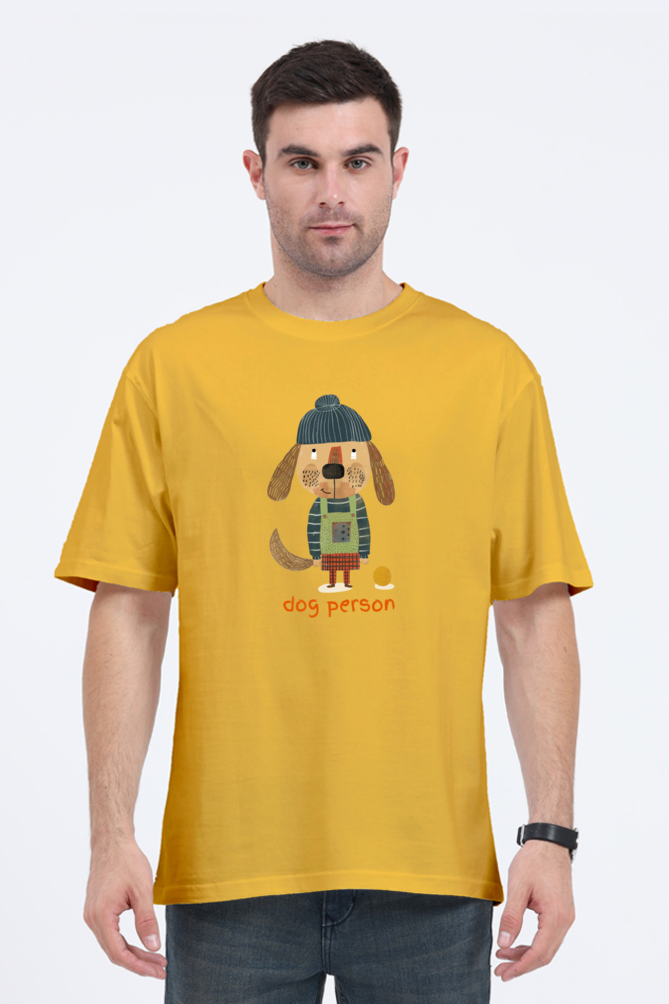Dog Person Unisex Oversized Tshirt