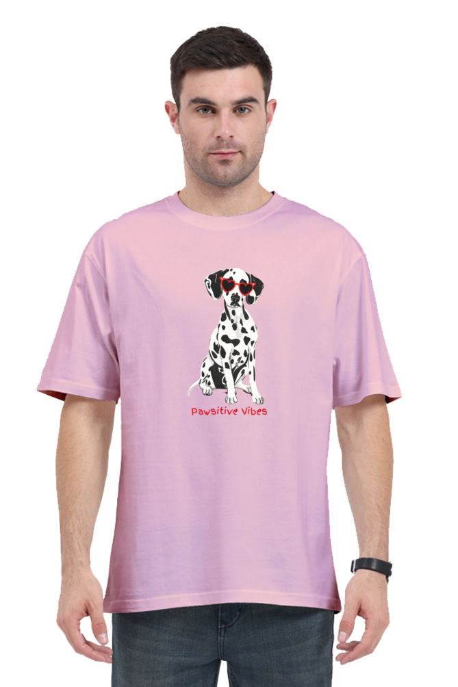 Pawsitive vibes Oversized Tshirt
