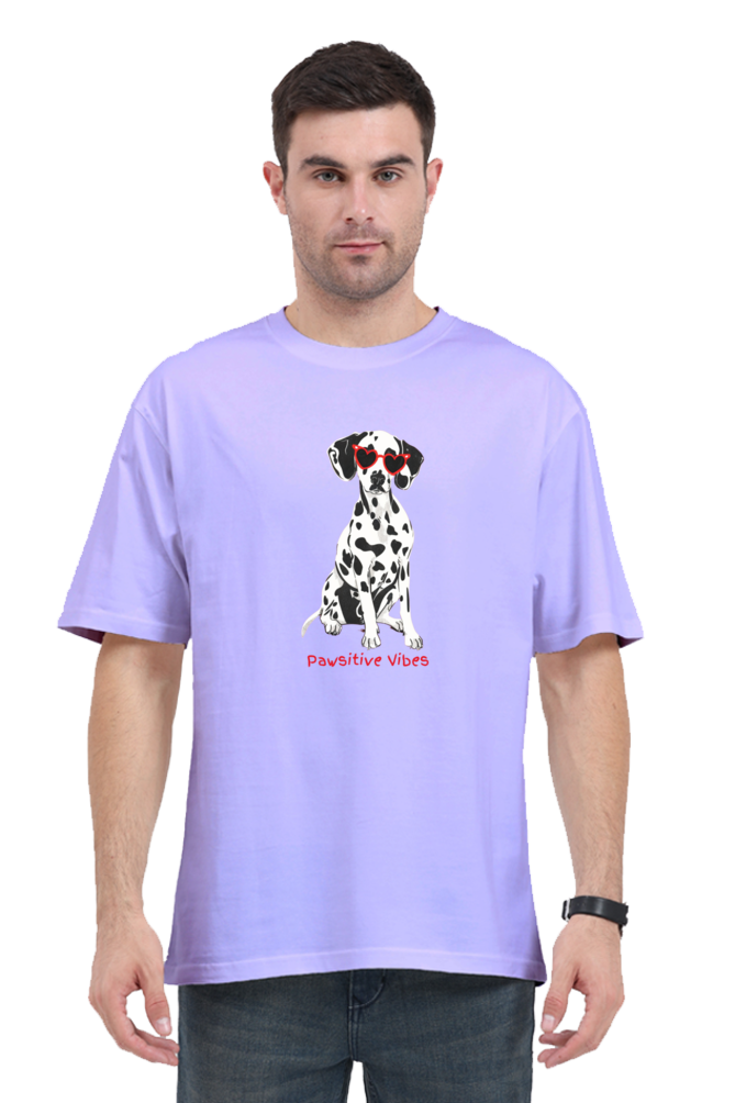 Pawsitive vibes Oversized Tshirt