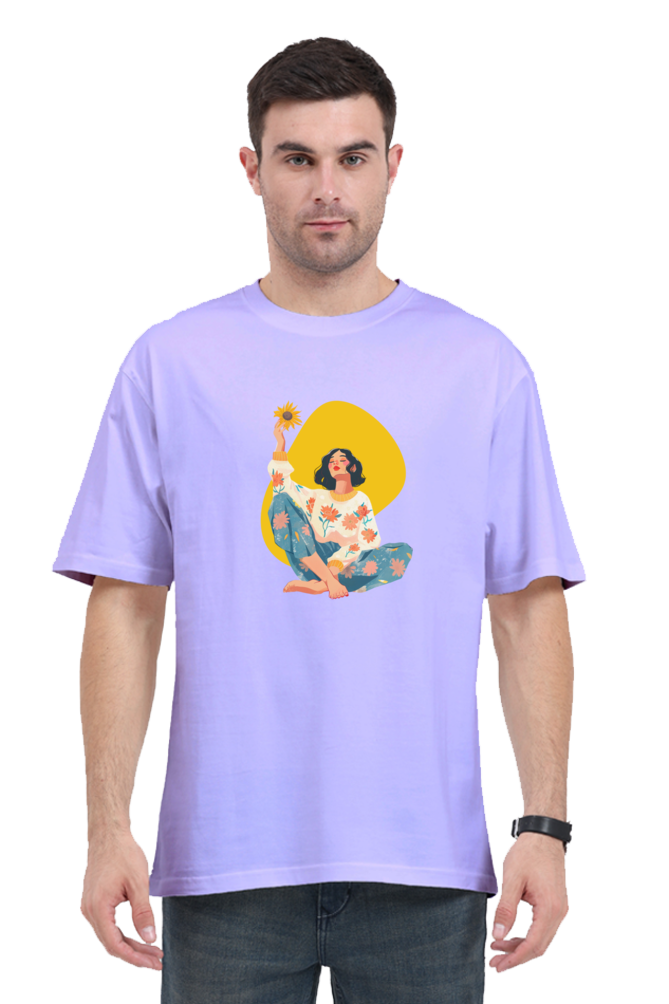 Sunflower Girl Oversized Tshirt