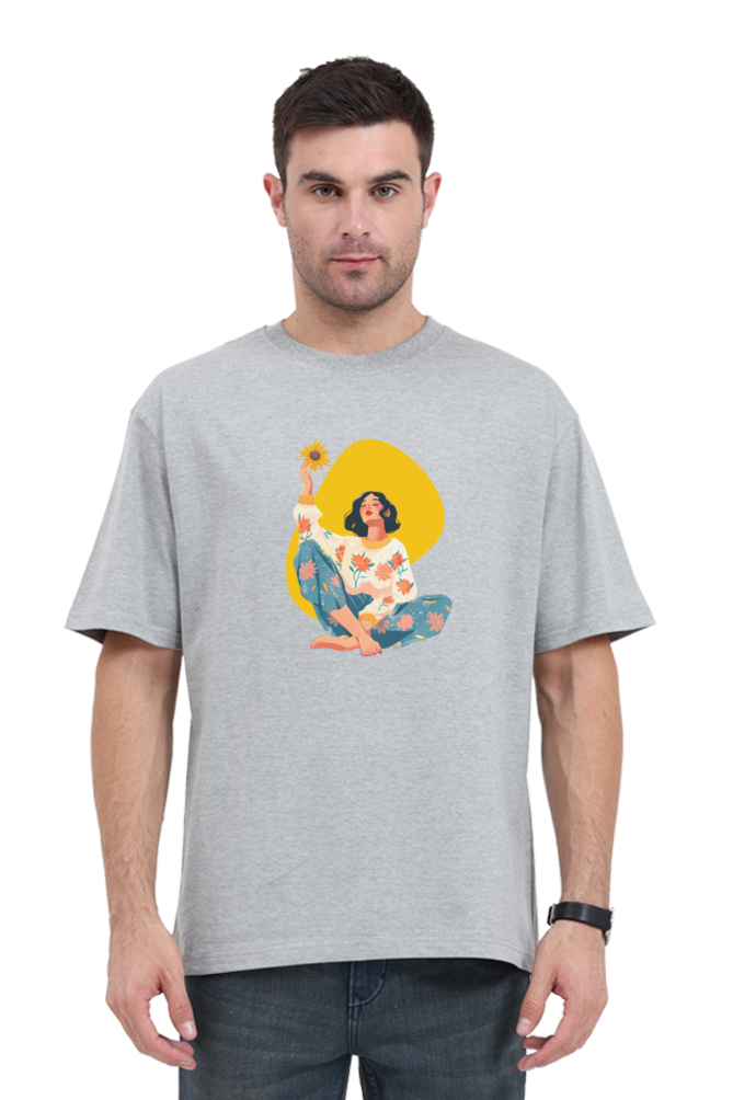 Sunflower Girl Oversized Tshirt