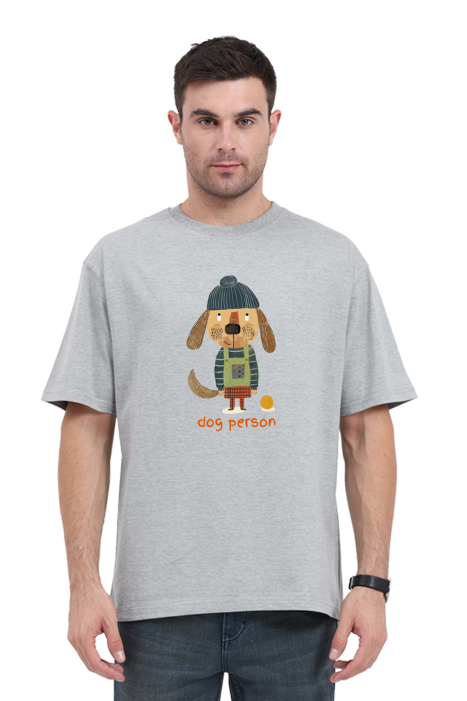 Dog Person Unisex Oversized Tshirt