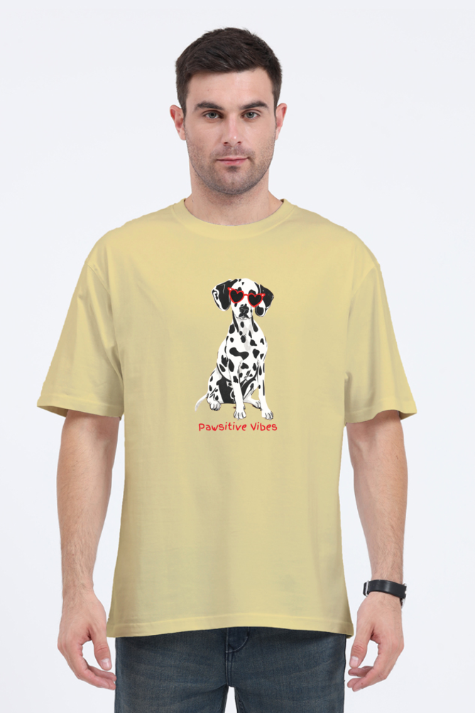 Pawsitive vibes Oversized Tshirt