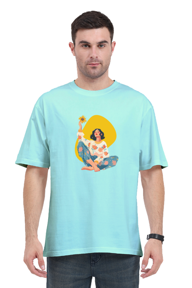 Sunflower Girl Oversized Tshirt