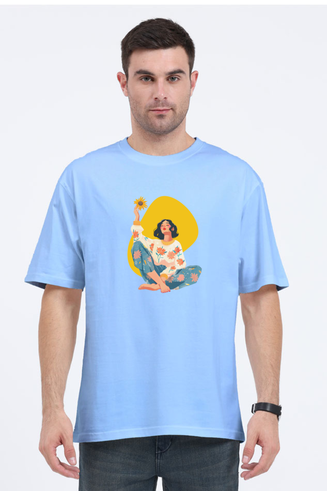 Sunflower Girl Oversized Tshirt