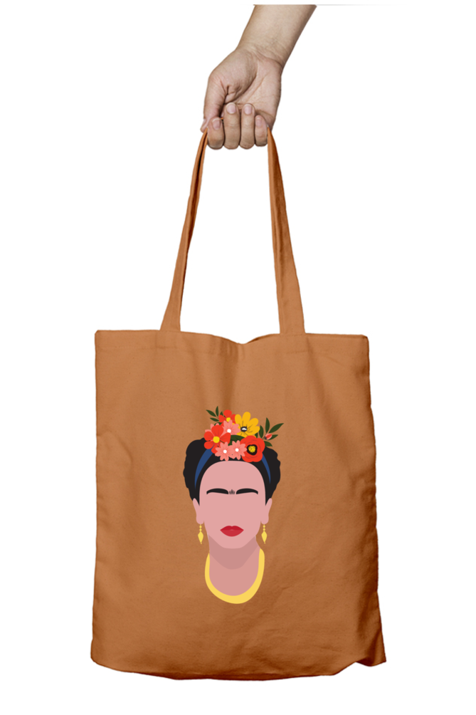 Funky Frida Designer Zipped Tote Bag