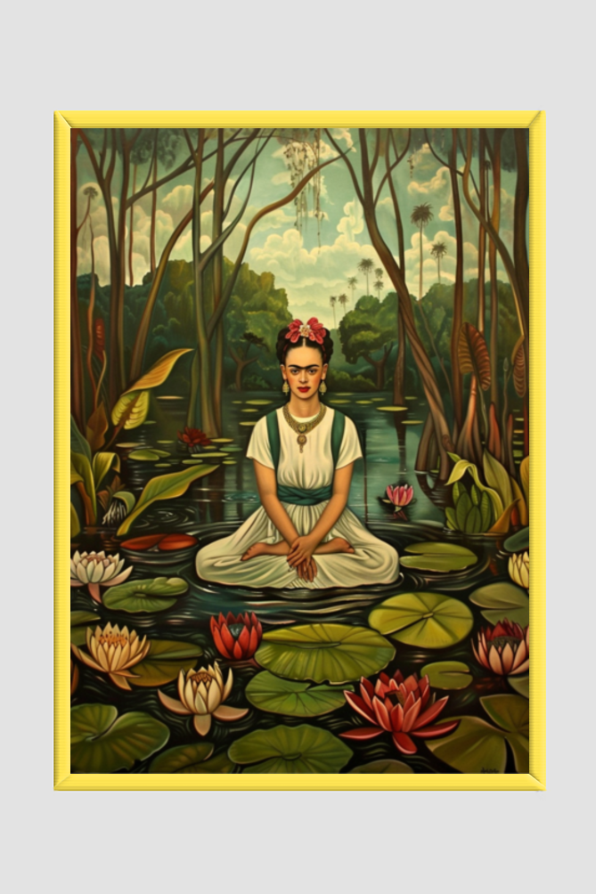 🌸Frida The Buddha 🌸 Wall Art