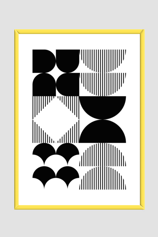 Black & White Boho Wall Art