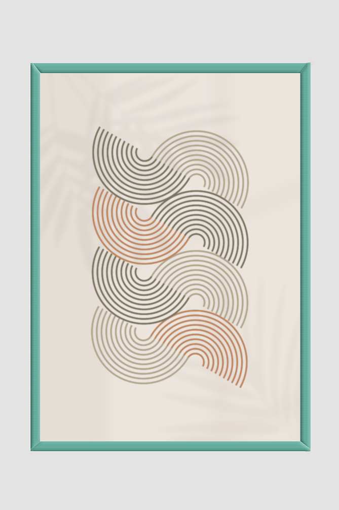 Infinity Abstract Boho Wall Art