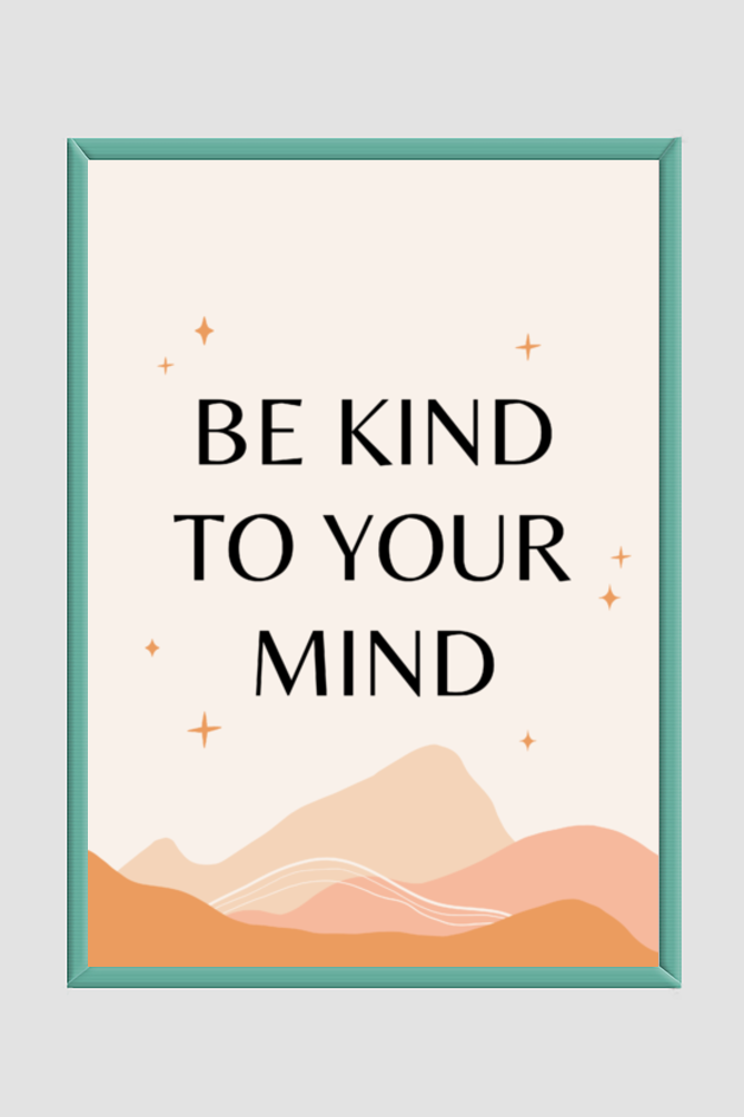 Be Kind Boho Wall Art