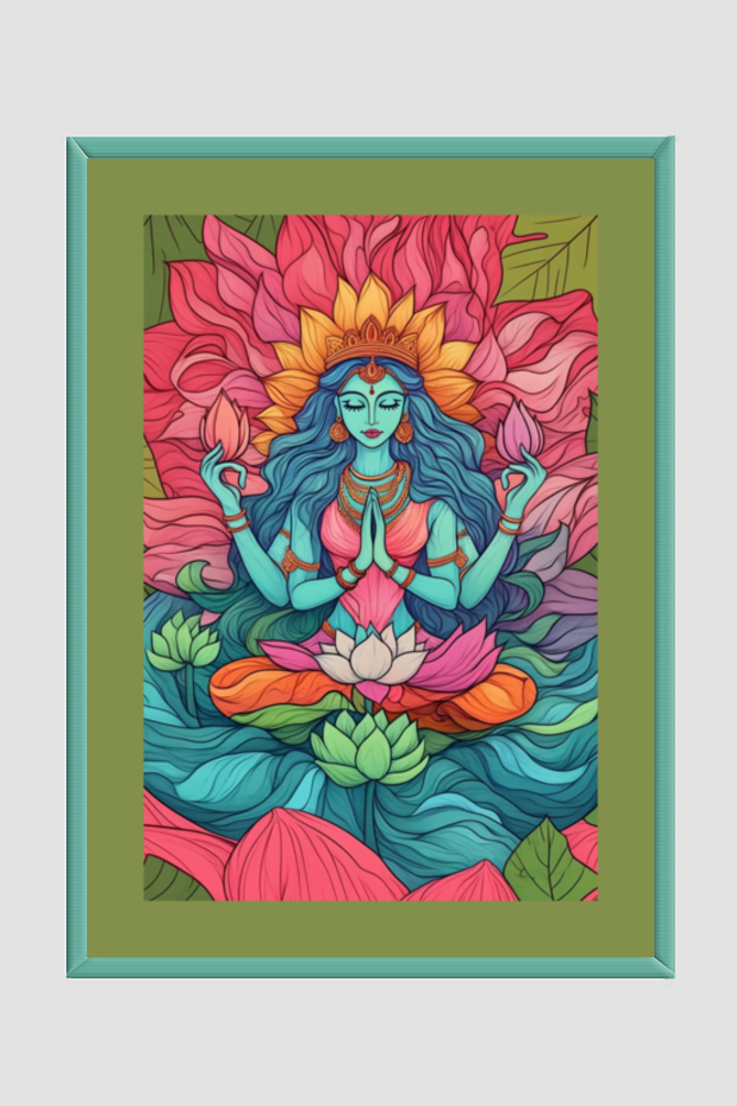 🌸My Wealth Goddess Lakshmi 🌸 Wall Art