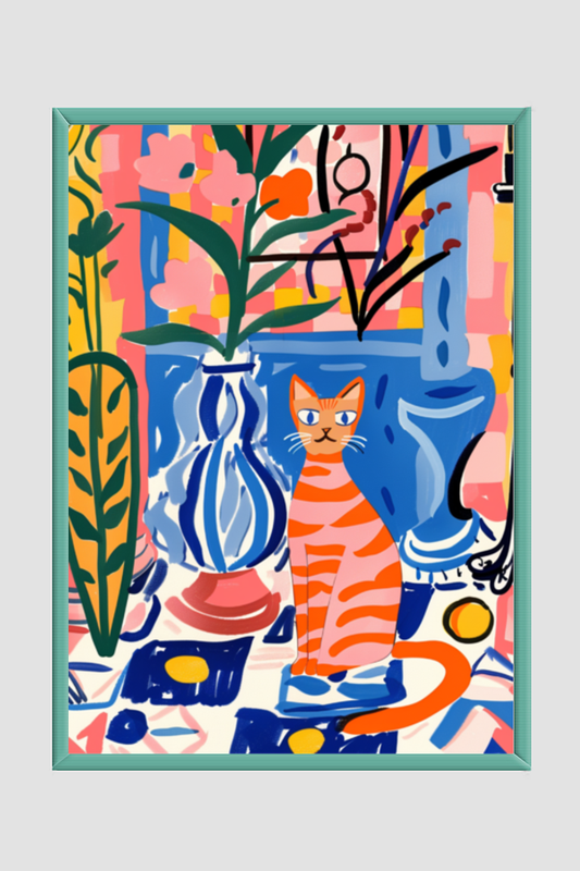 🌸The House Cat 🌸Boho Wall Art