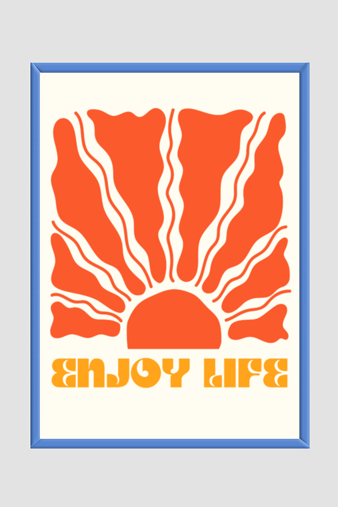Enjoy Life Boho Wall Art