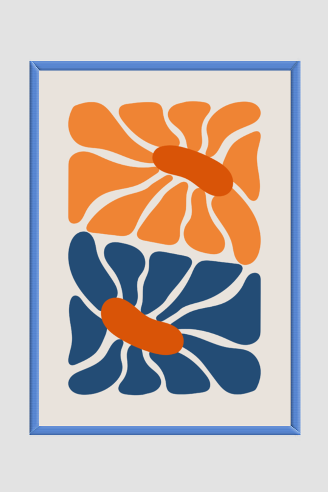 Floral Abstract Boho Wall Art