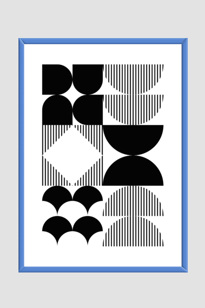 Black & White Boho Wall Art