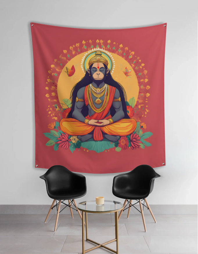 Hanuman Protective Tapestry