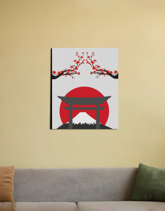 Tori Gate Japanese Canvas
