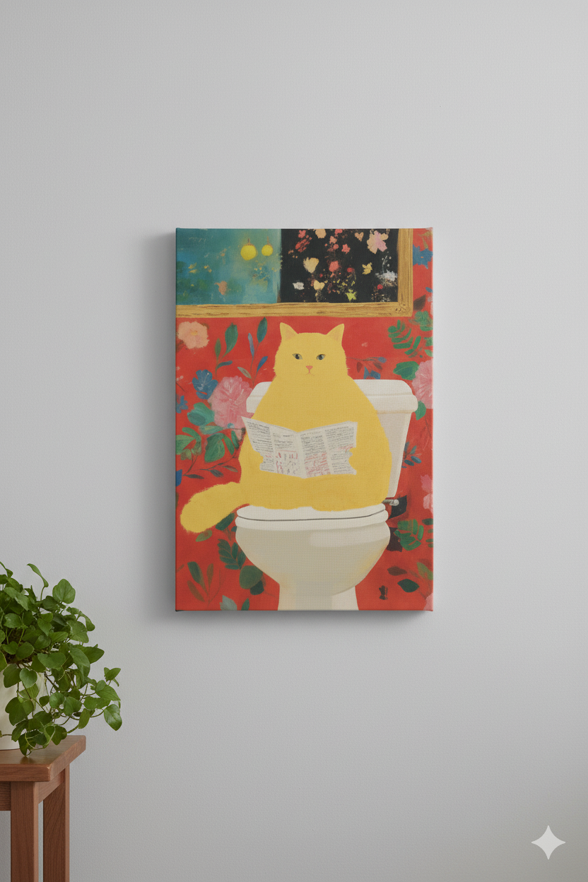 The Morning Meow Wall Art