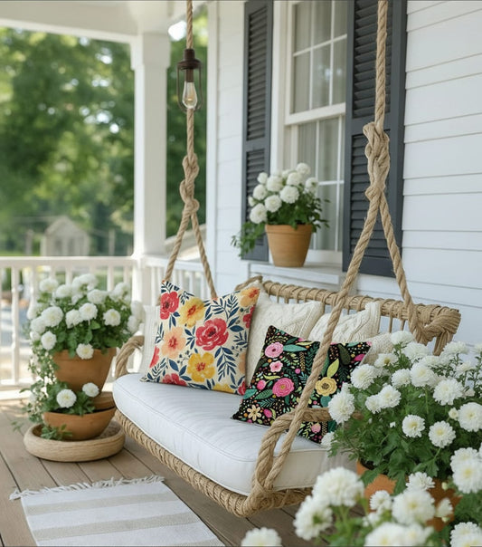 Floral Cushion Cover 16*16