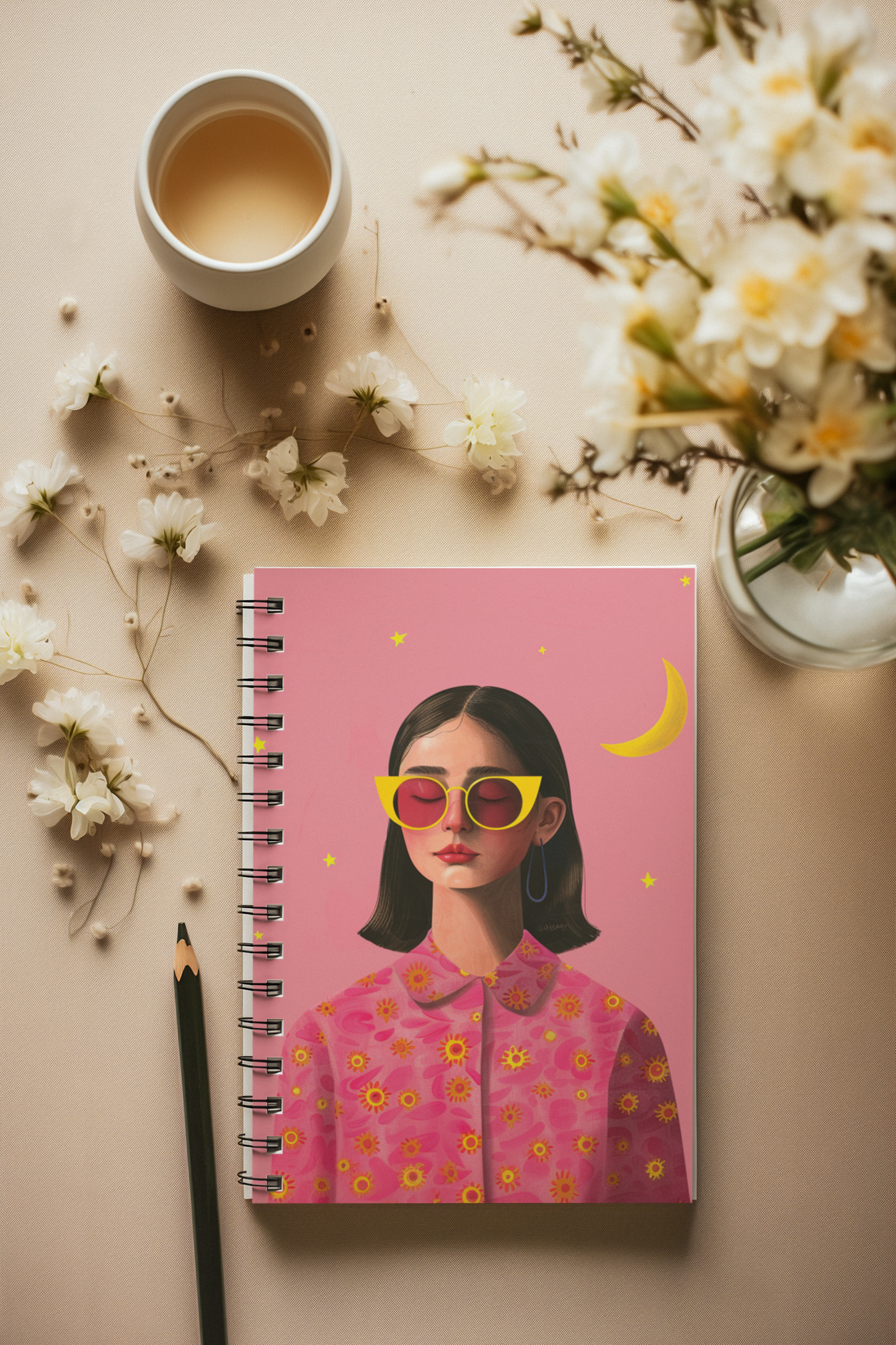 Dream Girl A5 Unruled Notebook Diary