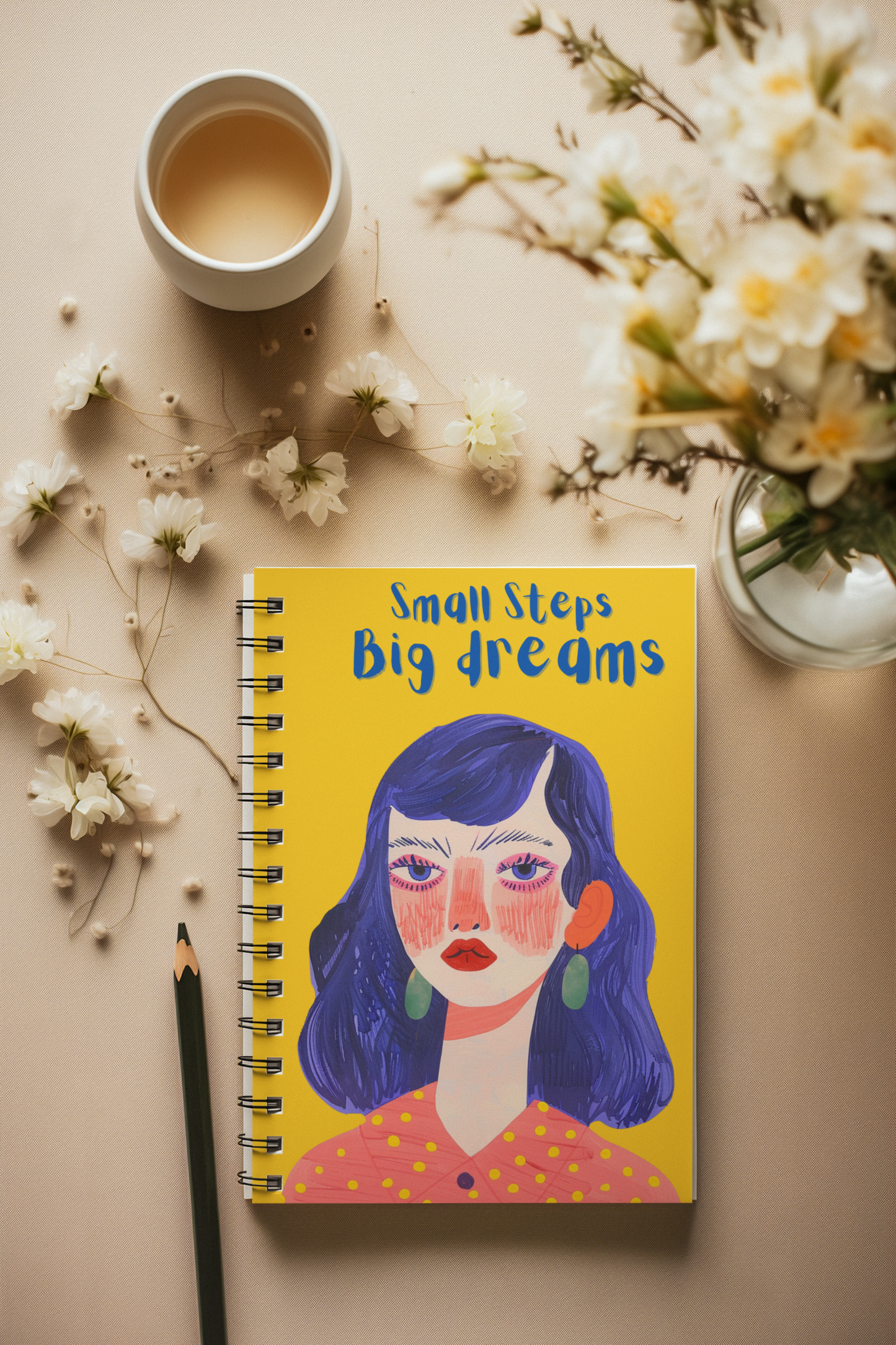 Diary For Dreamer A5 Unruled Notebook