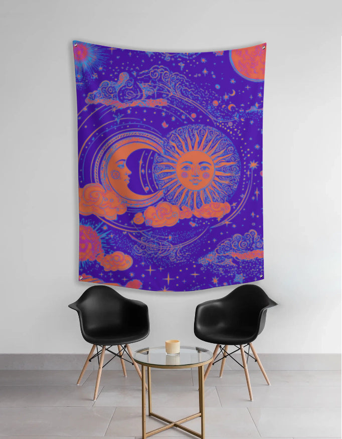 Sun & Moon Mystical Tapestry