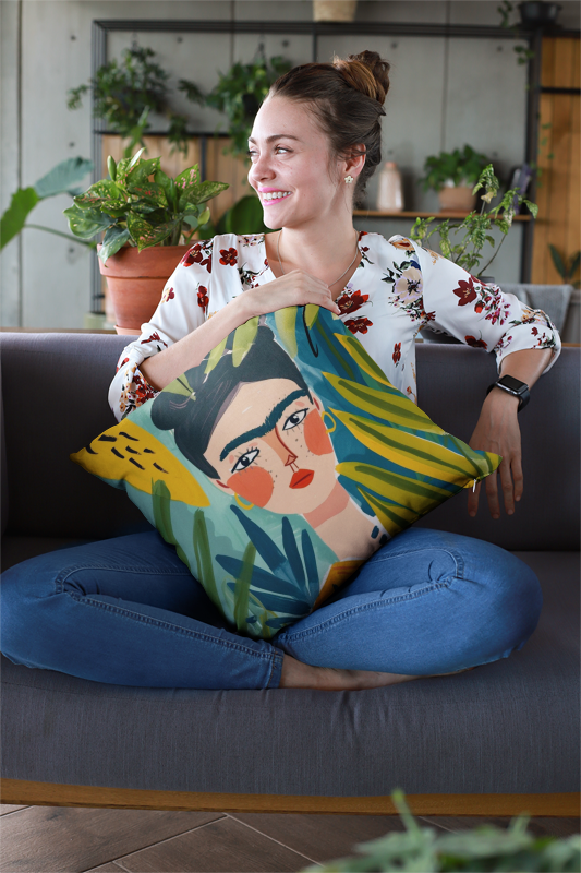 Funky Frida Boho Cushion Cover