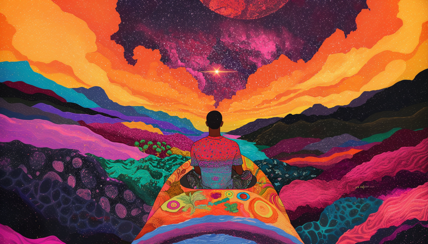 Peace Horizon | Gaming Pad | Desk mat | Desk Accessories for Work from Home and Office | Extended Mouse Pad