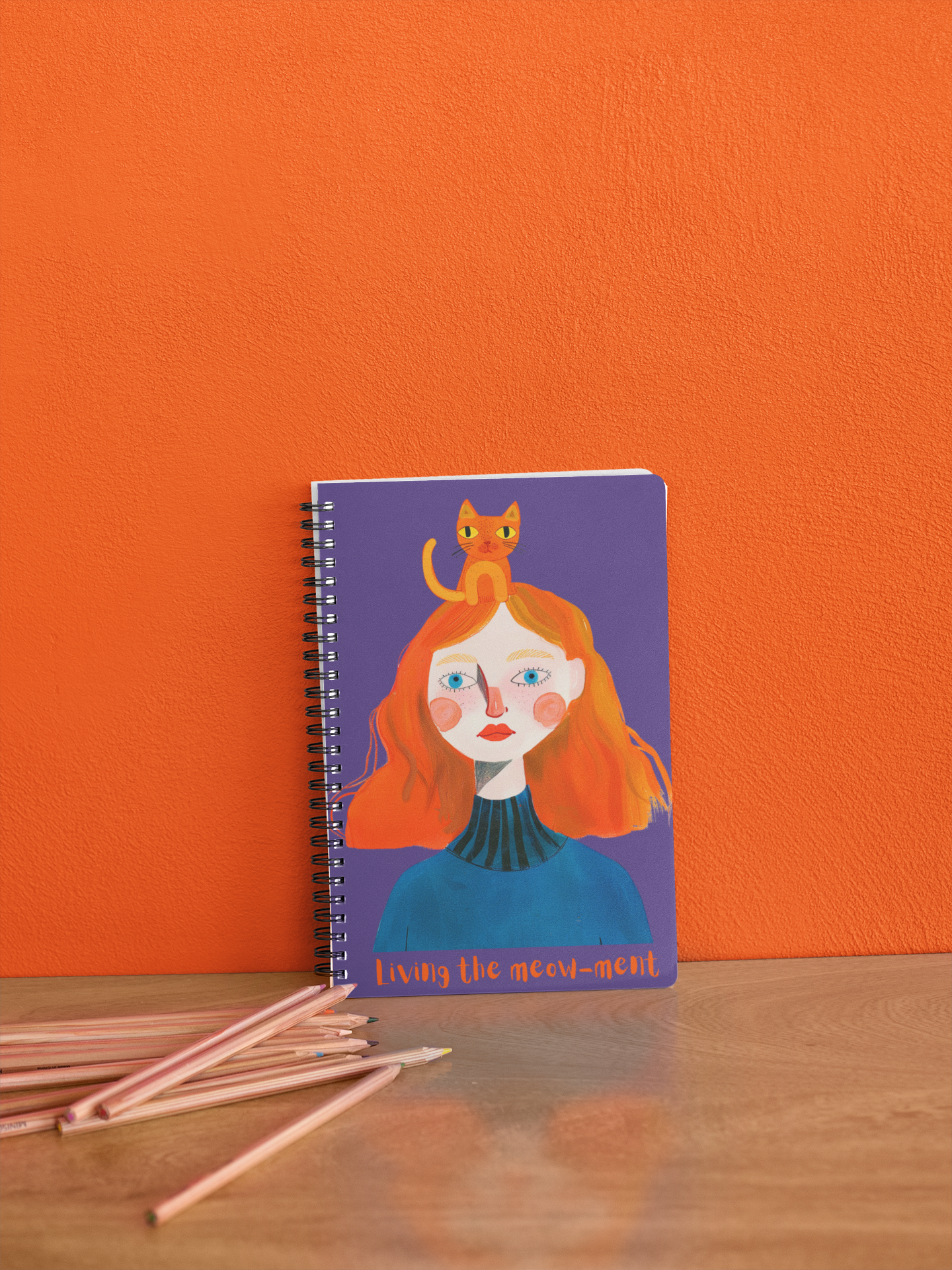 Cat & Me A5 Unruled Notebook Diary