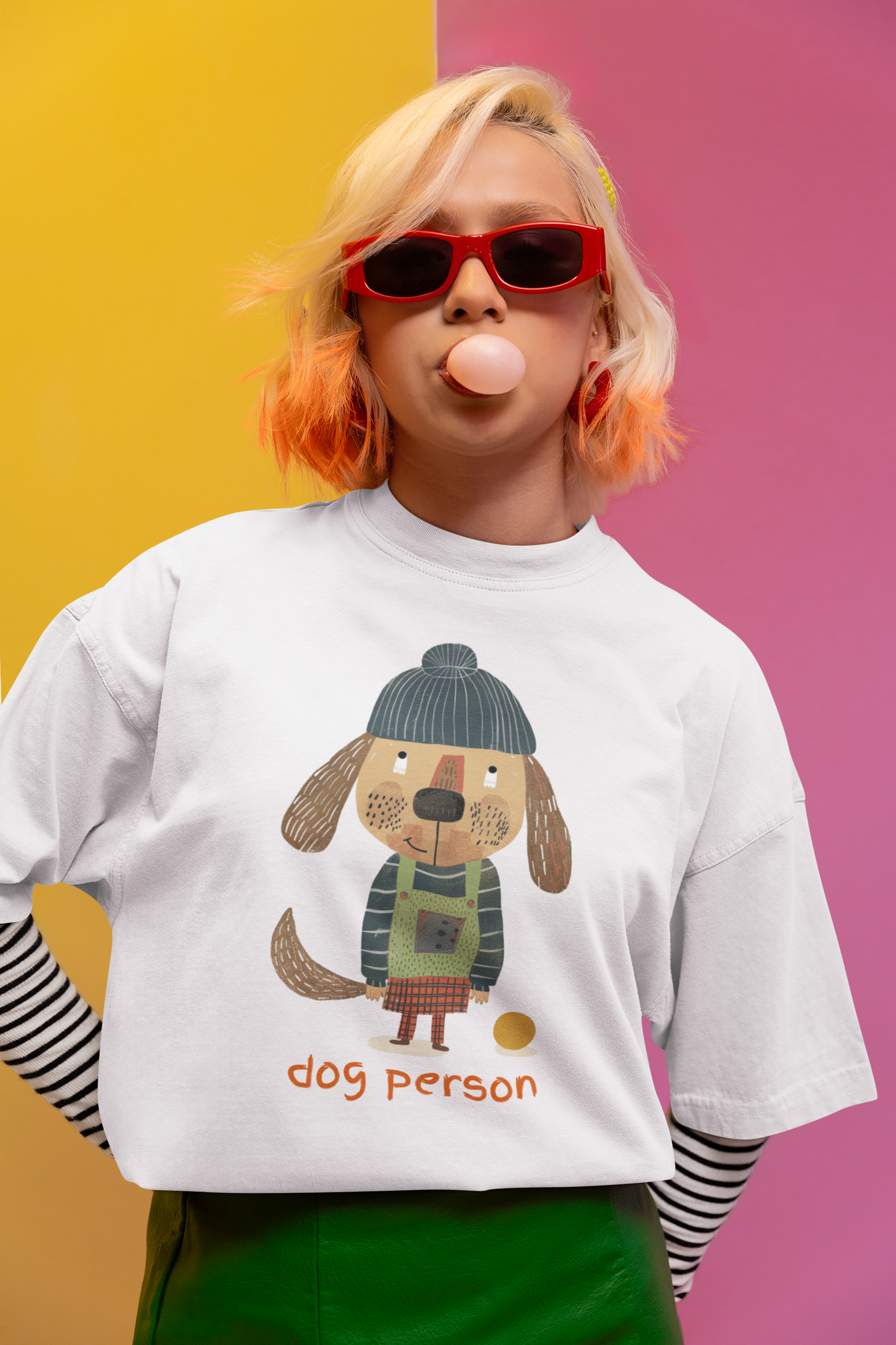 Dog Person Unisex Oversized T-Shirt 240 GSM 100% Cotton