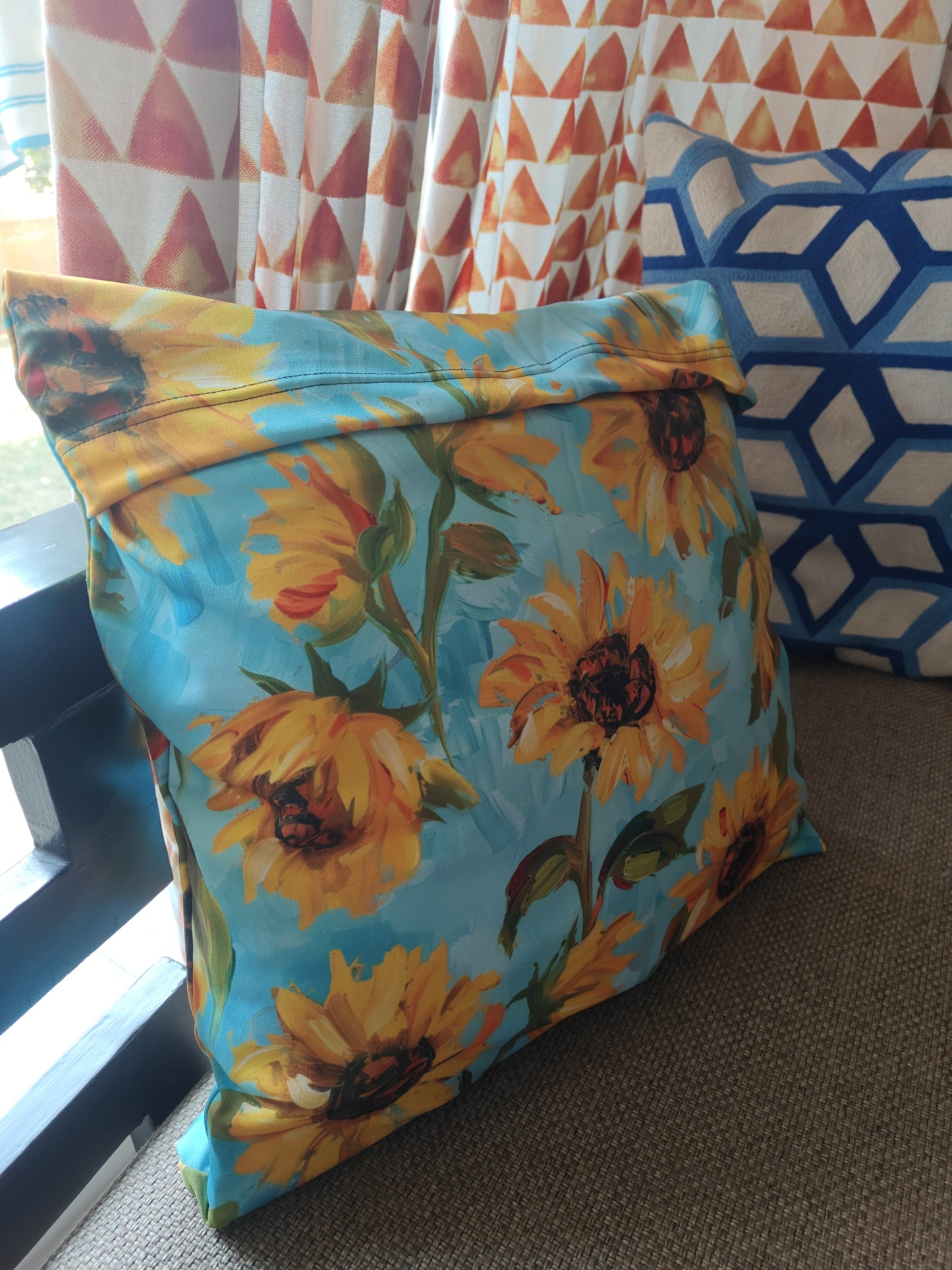 Sunflower Soul Boho Cushion Cover