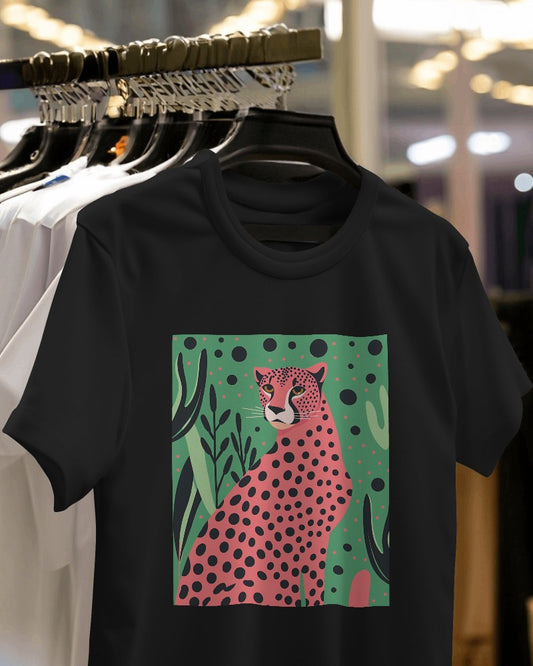 Cheetah Print Oversized Tshirt