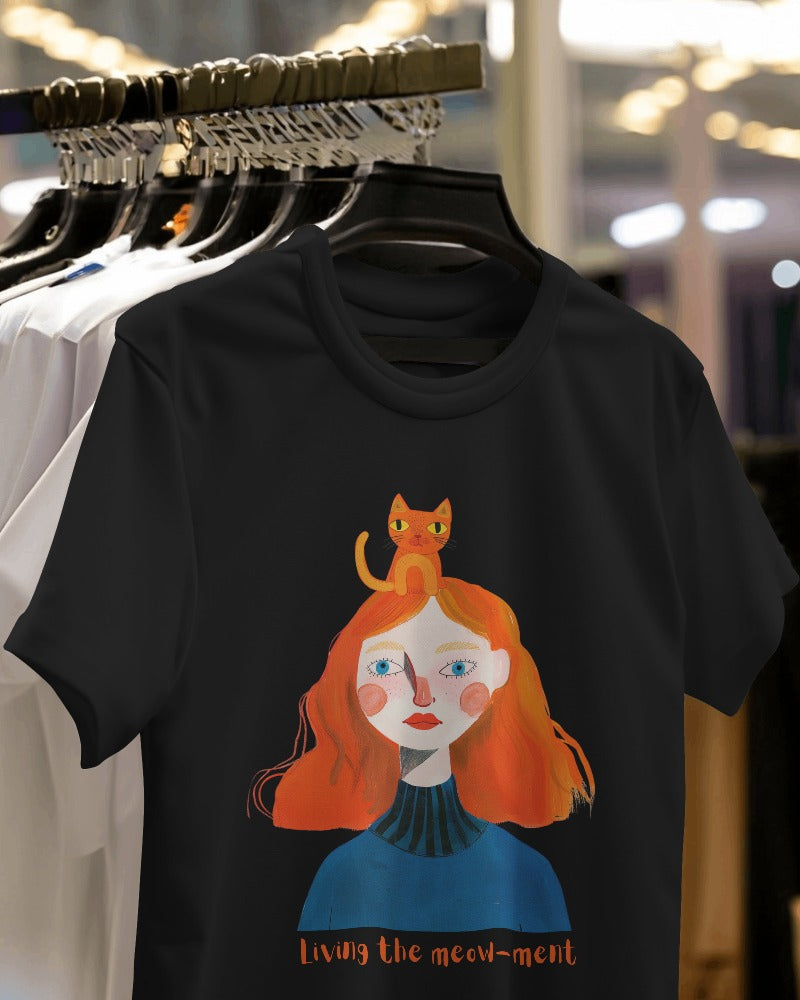 Living The Meow-ment Oversized Tshirt
