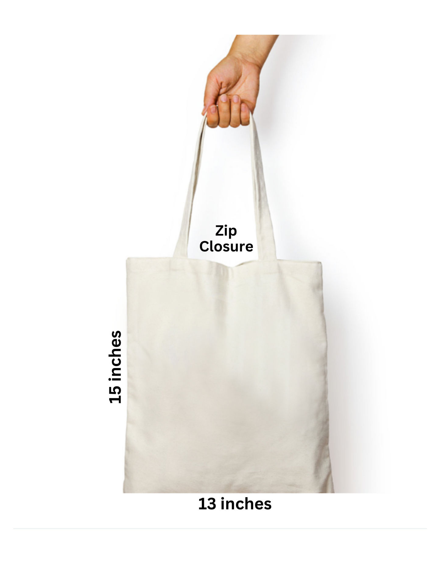 Beach Reads & Boho Vibes Zipped Tote Bag