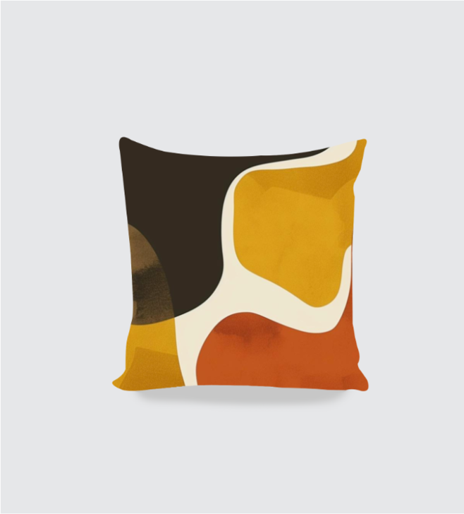 Earthy Flow Designer Boho Cushion Cover