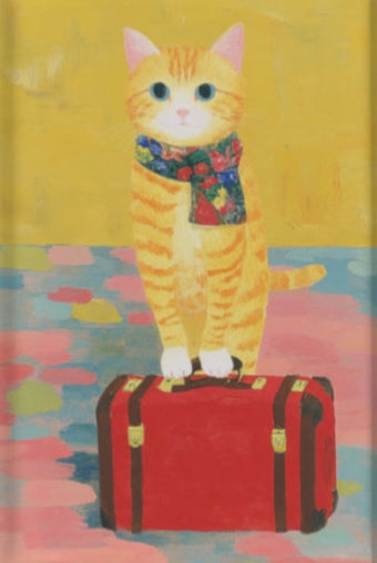 The Solo Traveller Cat Wall Art