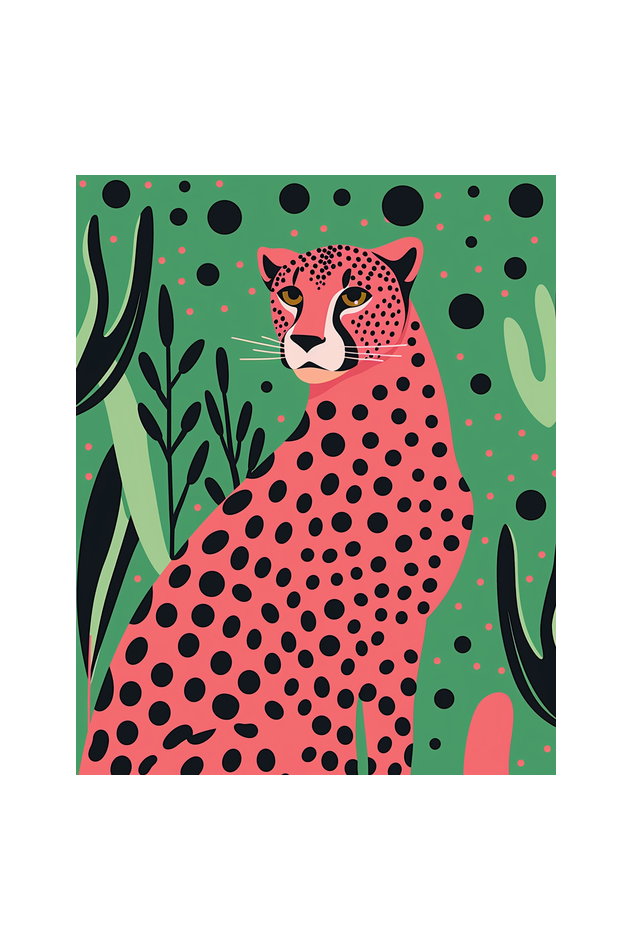 Cheetah Print Zipped Tote Bag