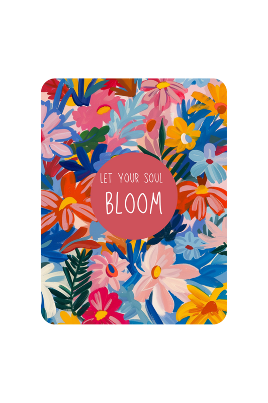 Let Your Soul Bloom Zipped Tote Bag