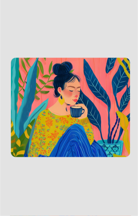 Nature Love Anti Skid Mouse Pad for Laptop