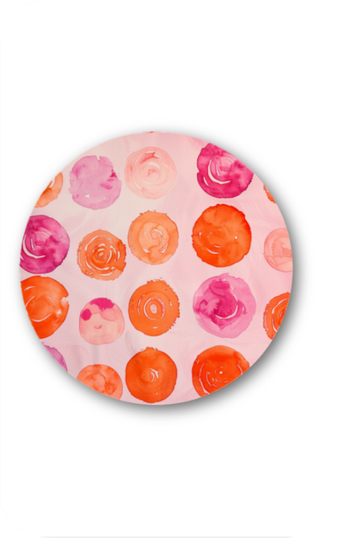 Circles Anti Skid Mouse Pad for Laptop