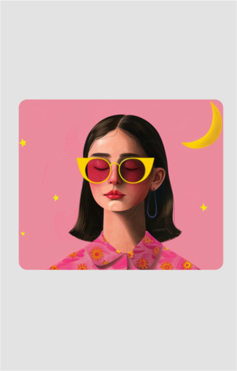 Dream Girl Anti Skid Mouse Pad
