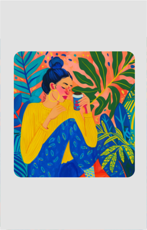 🌞 Boho Bliss Coaster – Radiate Sunshine in Style 🌞